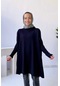 Oversize Merserize Tunik - Siyah