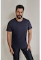 AC&Co / Altınyıldız Classics 4A4800000001LACXS Slim Fit Bisiklet Yaka Kısa Kol Pamuklu Erkek Tişört Lacivert