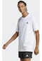 adidas Small Logo Single Jersey T-Shirt Beyaz Erkek Günlük Tişört IC9286