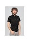 Arslanlı Erkek Cep Detaylı Polo Yaka T-Shirt 07601197 Siyah-Siyah