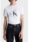 Calvin Klein Erkek T Shirt J30j323299 Yaf Beyaz