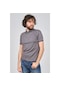Çizgi Triko Erkek Desenli Polo Yaka T-Shirt 4254131 Lacivert-Lacivert