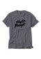 Daft Punk Logo Classic 2 Gri Tişört-Gri