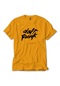 Daft Punk Logo Classic 2 Sarı Tişört-Sarı