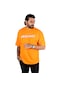 Deepsea Erkek Orange Önü Feelings Yazılı Tişört 2200512
