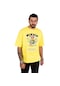 Deepsea Erkek Sarı Önü Yazılı Ayıcıklı Tişört 2200511-Sarı