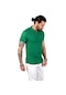 Deepsea Erkek Yeşil Örme Desenli Tişört 2209008-Yeşil