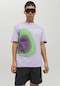 Jack & Jones Digital Baskılı Tişört- Unnatural 12229892 Lavender