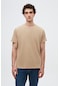 Ds Damat Slim Fit Haki/Kahverengi/Bej 3'Lü T-Shirt 4HC14ORTBN533