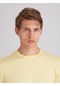 Dufy Açık Sarı Erkek Slim Fit Bisiklet Yaka Tshirt-62136