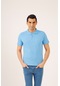 Dufy Mavi Erkek Slim Fit Polo Yaka Tshirt - 83259