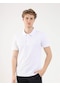 Dufy Beyaz Erkek Regular Fit Polo Yaka Tshirt - 89010