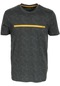 Erkek Antrasit Slim Fit Bisiklet Yaka %100 Pamuk Baskılı Desenli T-shirt Jeans 1946-antrasit