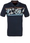Erkek Lacivert Slim Fit Polo Yaka Baskılı Tshirt 1179-lacivert Lacivert