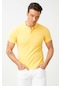 Igs Modernfit Dar Kalıp Erkek Polo Yaka Tişört Sarı
