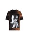 Erkek Siyah Basic Baskılı Oversize T-Shirt 2Yxe2-45943-02-Siyah