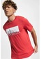 Jack & Jones Erkek Jorjoshua Baskı Detaylı Bisiklet Yaka T-shirt 12228257 Kırmızı