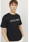Jack & Jones Erkek T Shirt 12256971 Siyah