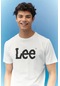Lee Erkek T Shirt L65QAI12 100 BEYAZ