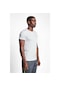 Lescon 22S-1220-22N Erkek Slim Fit Kısa Kol T-Shirt Beyaz-Beyaz
