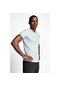 Lescon 22S-1221-22N Erkek Slim Fit Kısa Kol T-Shirt Beyaz-Beyaz