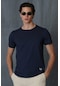 Lufian Erkek Junya Basic T-Shirt 111020149 Lacivert