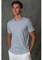 Lufian Erkek Junya Basic T-Shirt 111020149 Mavi