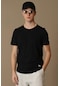 Lufian Erkek Junya Basic T-Shirt 111020149 Siyah