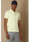 Lufian Erkek Laon Spor Polo Yaka T-Shirt 627111040091 Açık Sarı