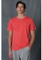 Lufian Erkek Sarder Basic T-Shirt 111020160 Mercan