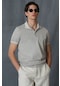 Lufian Erkek Vernon Spor Polo Yaka T-Shirt 111040121 Taş