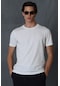 Lufian Pablo Modern Grafik T- Shirt Beyaz