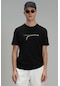Lufian Stewart Modern Grafik T- Shirt Siyah