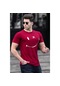 Madmext Bordo Tişört 5060-Bordo