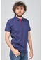 Qwerty Erkek Cep Detaylı Polo Yaka T-shirt 54522226 Mavi