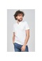 Qwerty Erkek Slim Fit Polo Yaka T-Shirt 5452436 Beyaz-Beyaz