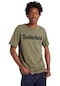 Timberland Ss Kennebec Rıver Lınear Haki Erkek Kısa Kol T-Shirt