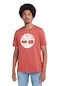 Timberland Tree Logo Short Sleeve Kırmızı Erkek Kısa Kol T Shirt