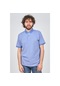 Tony Montana Erkek Desenli Polo Yaka T-Shirt 3182232 Mavi-Mavi