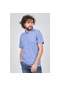 Tony Montana Erkek Desenli Polo Yaka T-Shirt 3182234 Mavi-Mavi