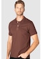 Tudors Slim Fit Dar Kesim Düz Polo Yaka Erkek T-Shirt-24398