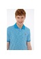 U.S. Polo Assn. Erkek Slim Fit Polo Yaka T-Shirt 6141226278 Mavi-Mavi