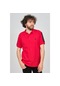 Uztex Erkek Polo Yaka T-Shirt 07100304 Kırmızı-Kırmızı