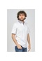 Uztex Erkek Slim Fit Polo Yaka T-Shirt 07100321 Beyaz-Beyaz (495469202)