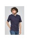 Uztex Erkek Slim Fit Polo Yaka T-Shirt 07100321 Lacivert-Lacivert