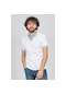 Uztex Erkek Slim Fit Polo Yaka T-Shirt 07190100 Beyaz-Beyaz