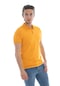 Weyeze  Düğmesiz Polo Yaka T-shirt AB-Y35007LNS- Hardal