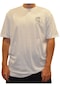 Achaeans Nakışlı Beyaz %100 Pamuk Oversize Büyük Beden T-Shirt Beyaz