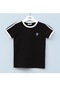 Erkek Çocuk Kısa Kol T-Shirt - 15412 - Beyaz - Siyah