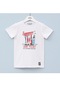 Erkek Çocuk Kısa Kol T-Shirt - 16243 - Beyaz